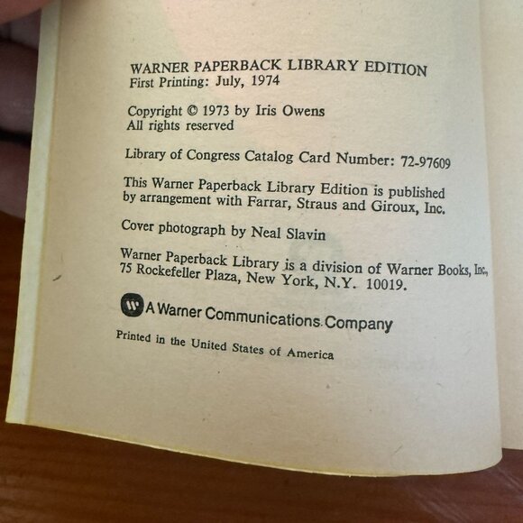 After Claude By Iris Owens Warner Paperback Library Edition 1974 - Picture 4 of 4